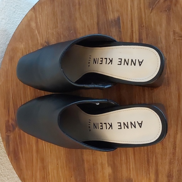 Anne Klein I Flex Women's Black Mules/Clogs Comfort Office Business Sz.9 - Picture 4 of 8